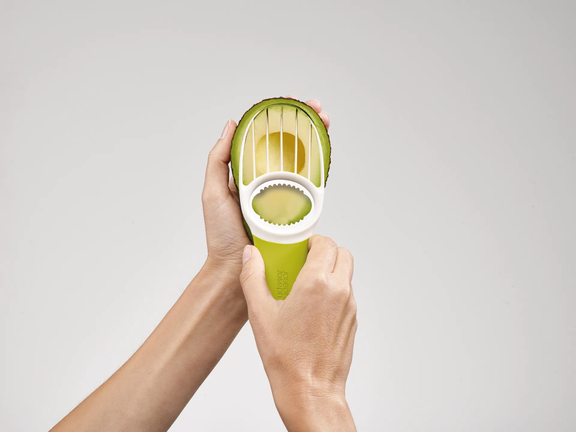 Goavocado 3-in-1 avokadoleikkuri, Vihreä-valkoinen Joseph Joseph