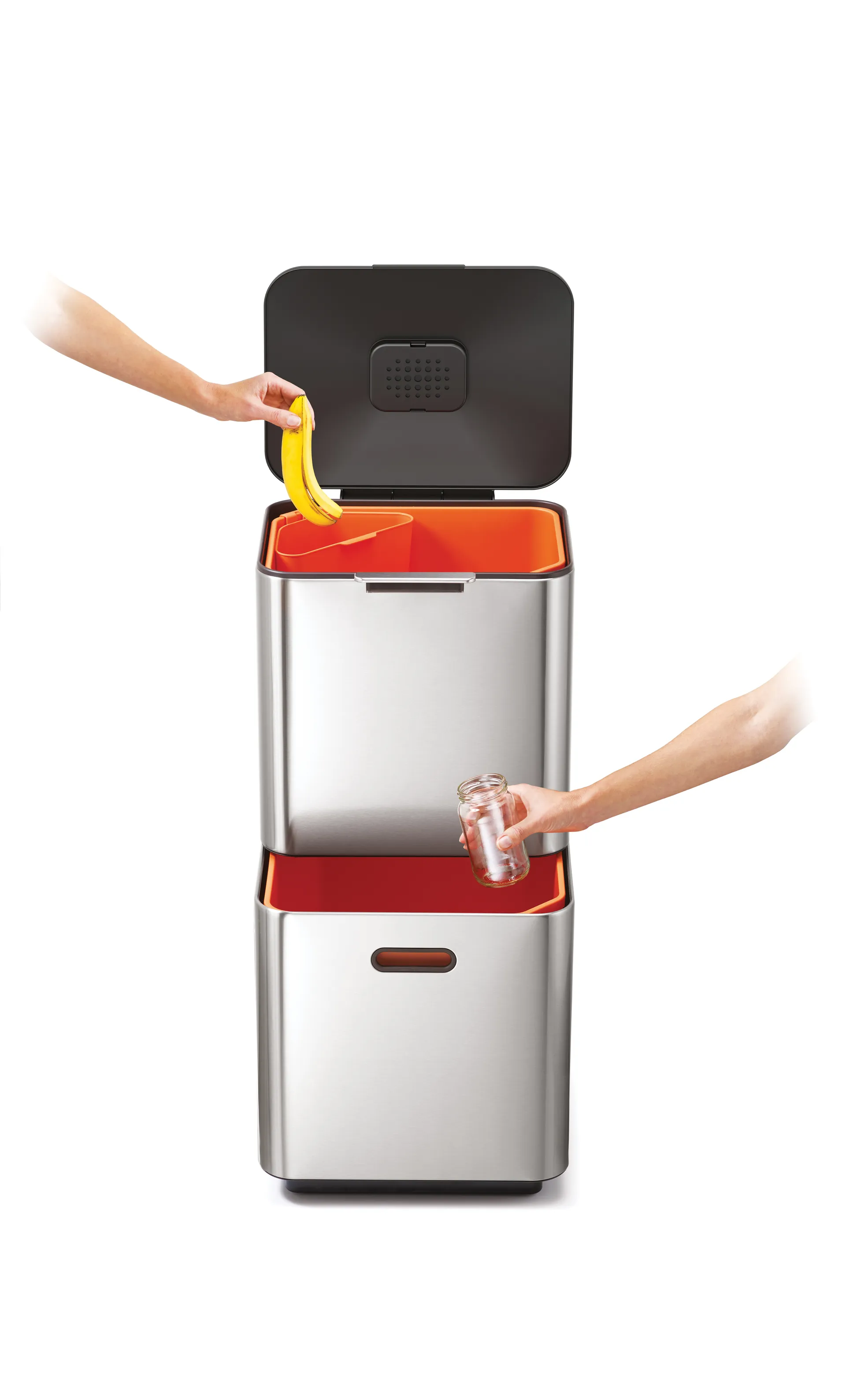 Joseph Joseph Totem Max roskakori 60 L, Ruostumaton teräs Joseph Joseph