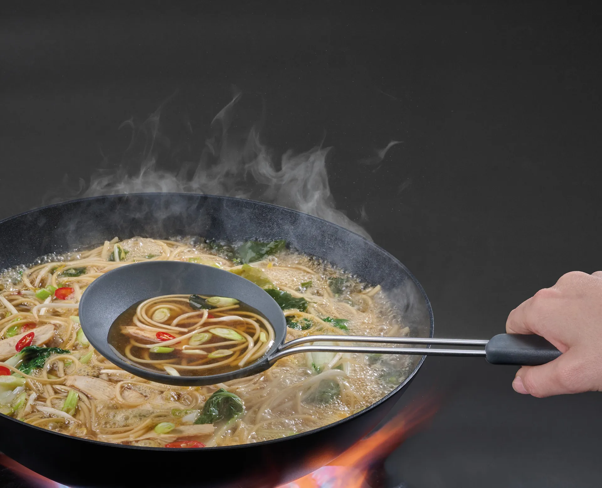 Nest fusion woksetti 3 osaa, Musta Joseph Joseph