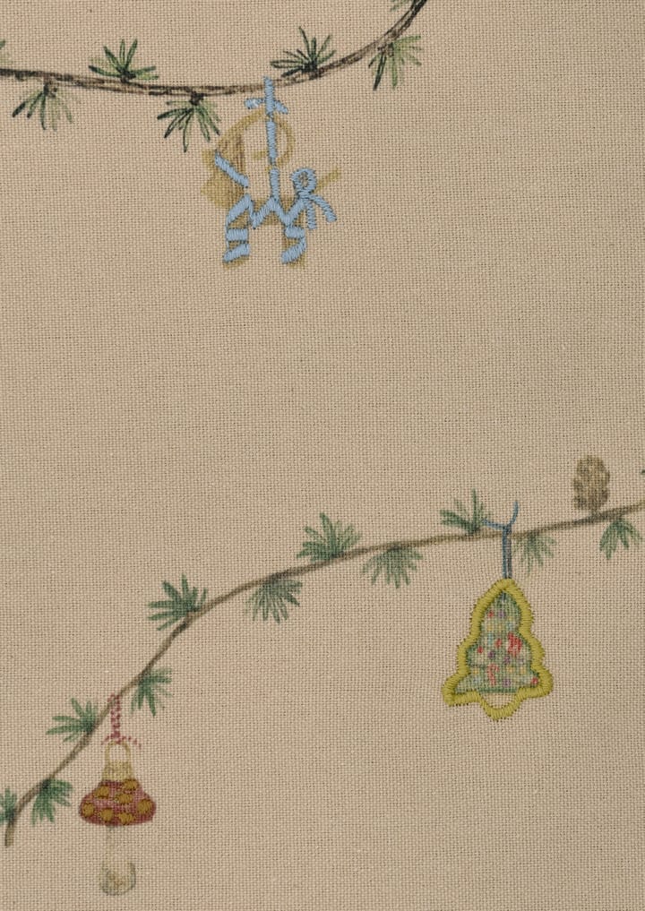 Hammershøi Christmas pöytäliina beige. - 150x370 cm - Kähler