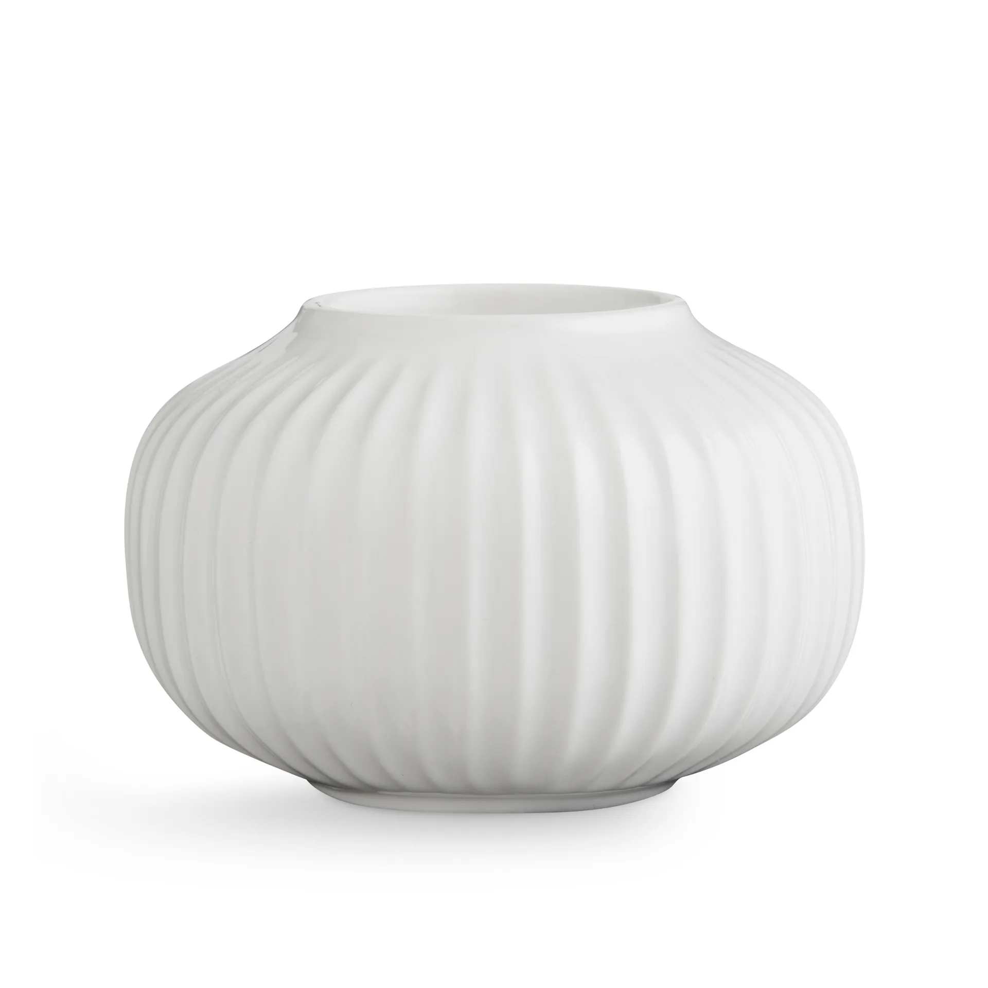 Hammershøi lämpökynttilänjalka keskikokoinen, valkoinen Kähler