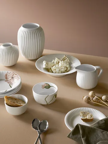 Hammershøi maljakko keskikokoinen - valkoinen - Kähler