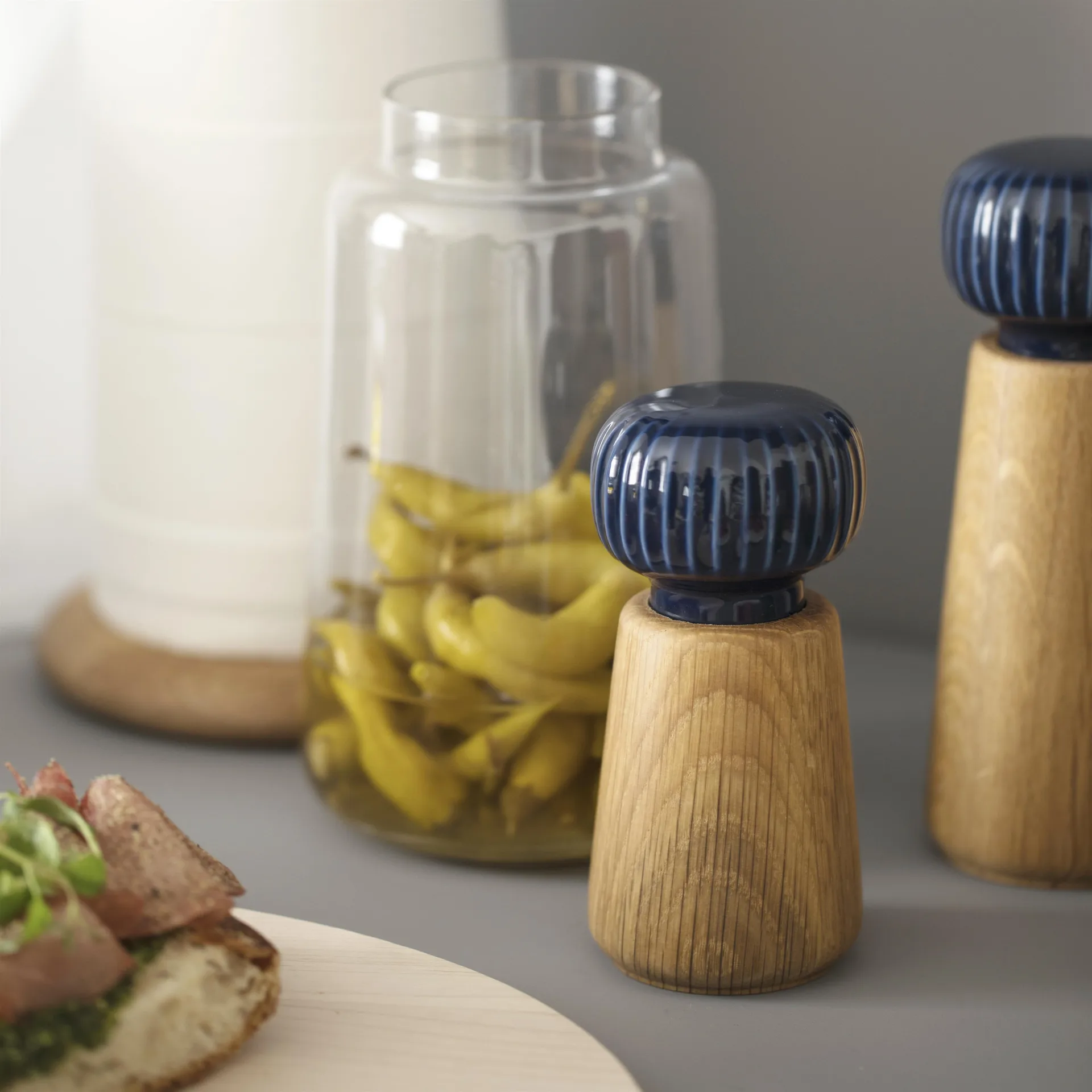 Hammershøi maustemylly iso, indigo Kähler