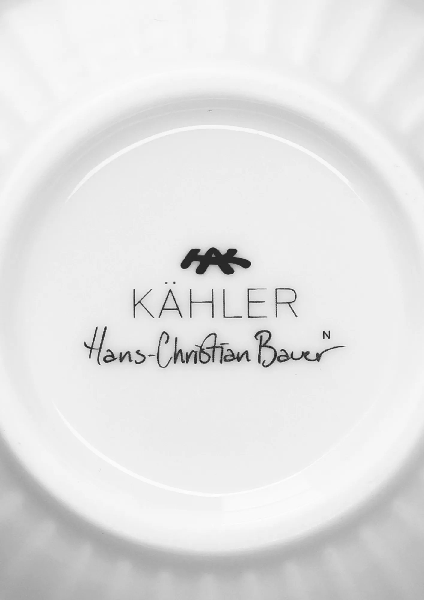 Hammershøi mugg, Valkoinen, 25 cl Kähler