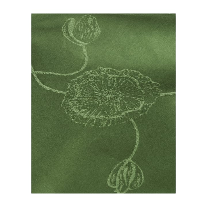 Hammershøi Poppy -damastipöytäliina vihreä, 150 x 320 cm Kähler
