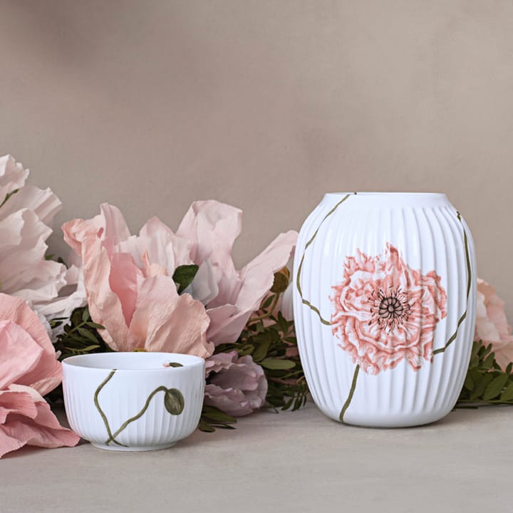 Hammershøi Poppy -maljakko 21 cm, Valkoinen Kähler