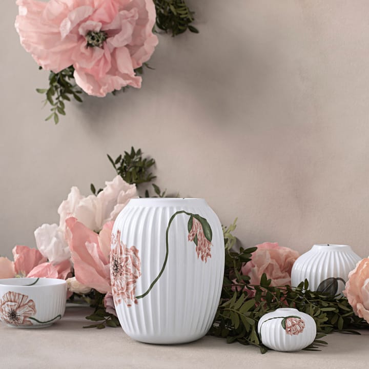 Hammershøi Poppy -maljakko 21 cm, Valkoinen Kähler