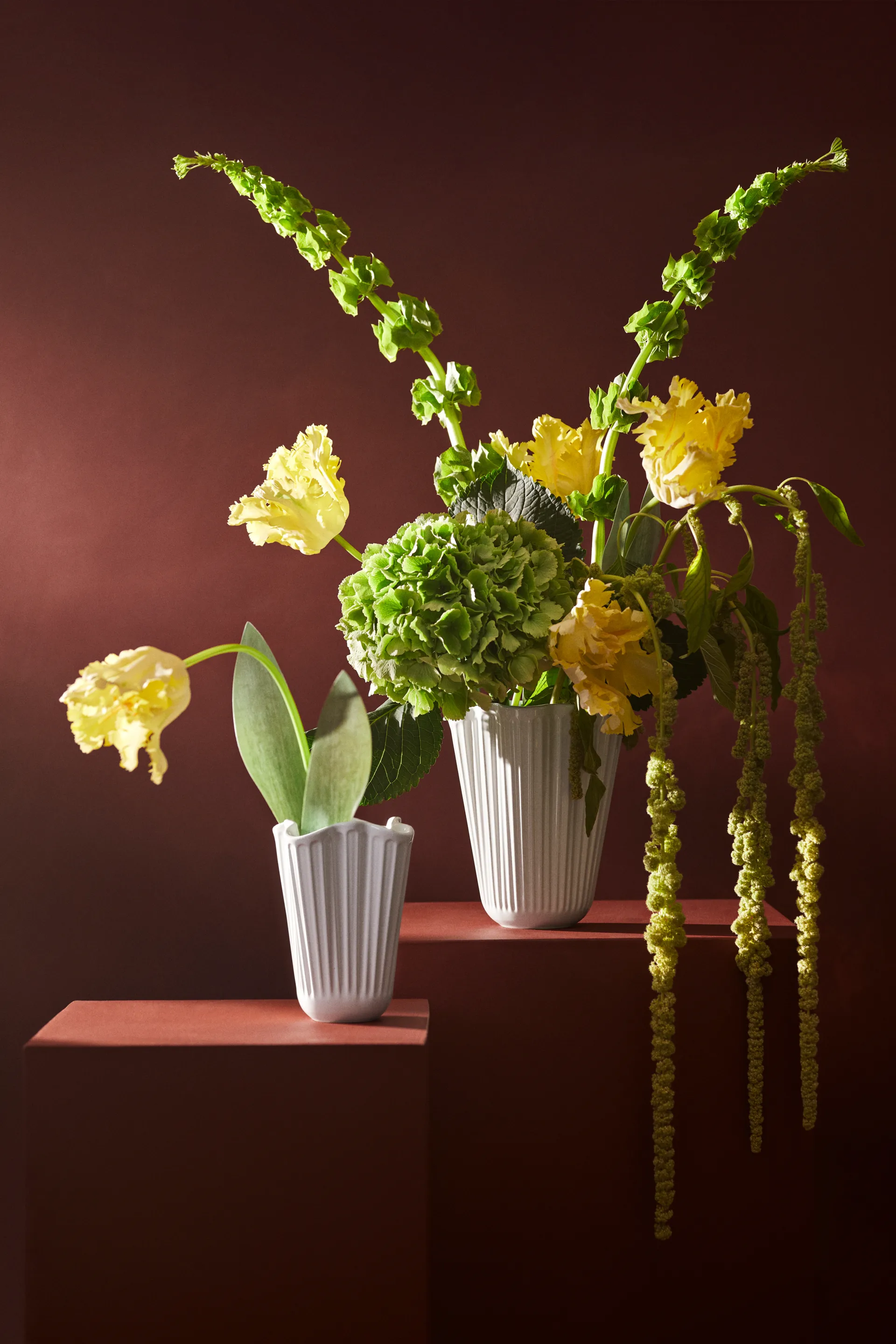 Hammershøi vaasi unfold, Valkoinen, 16,5 cm Kähler