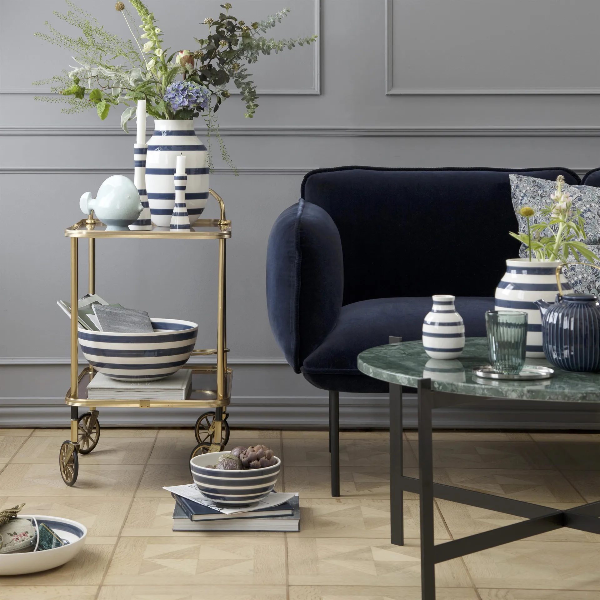 Omaggio vati, teräksensininen Kähler