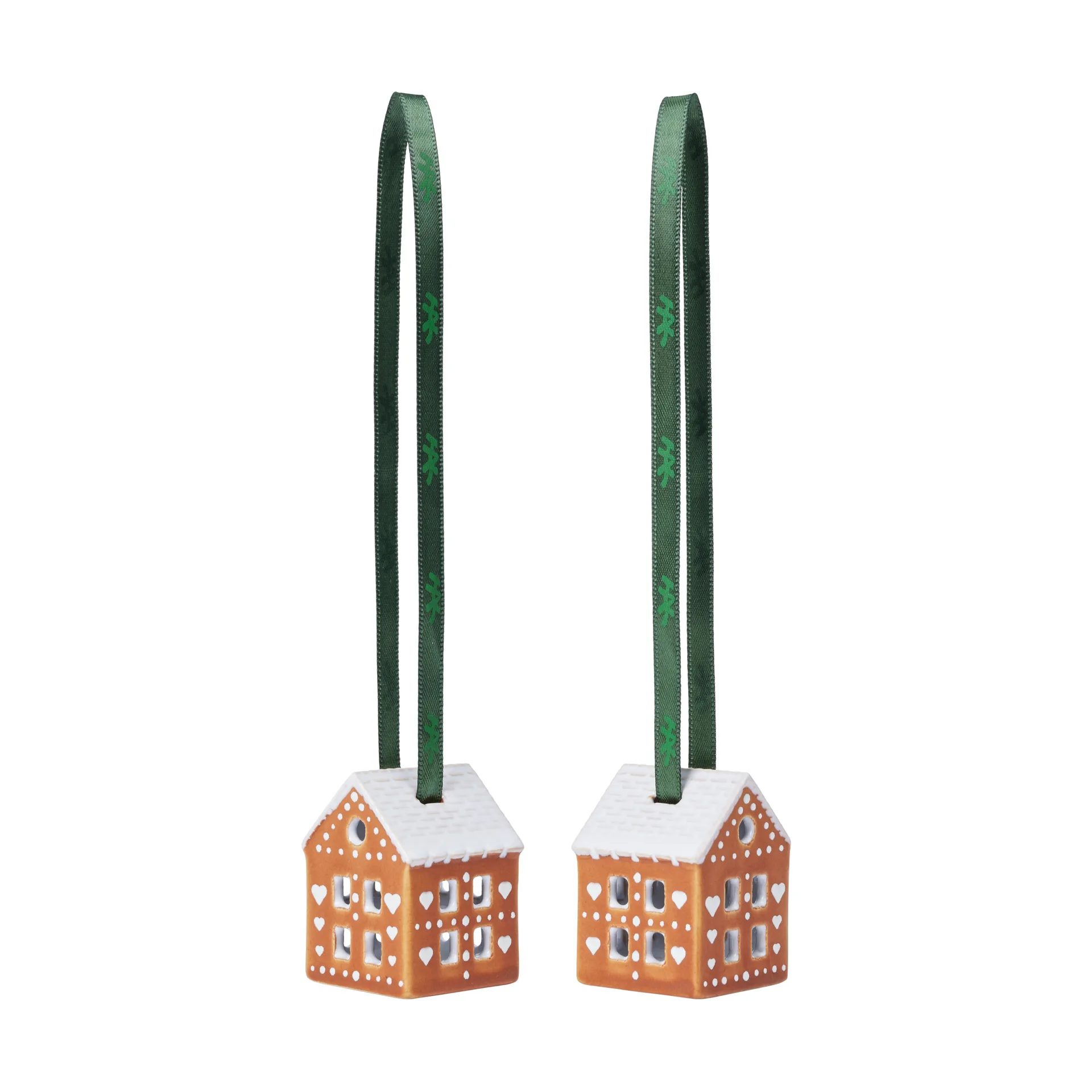 Piparkakku joulukoriste 5 cm 2-pack, Ruskea Kähler