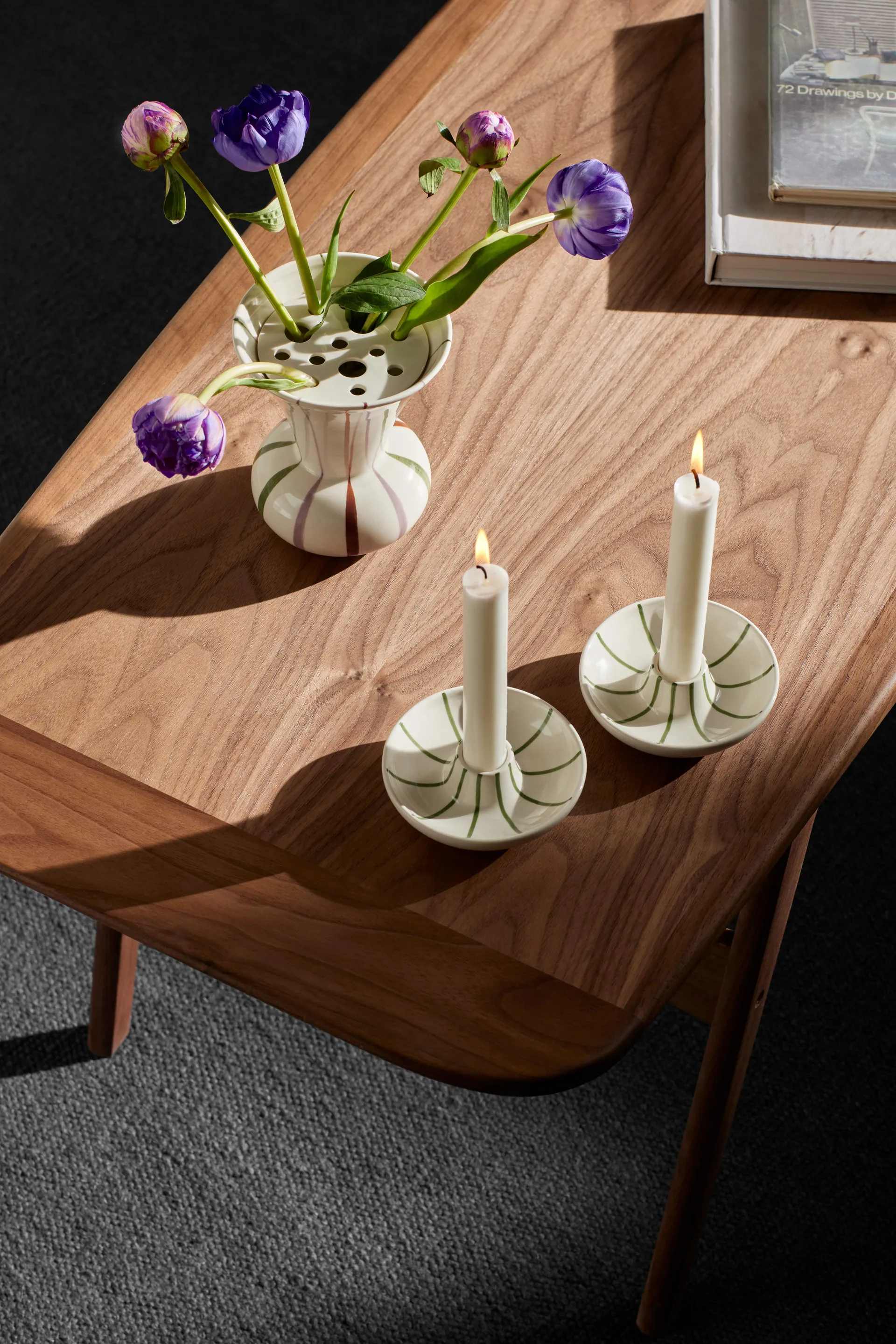 Sigluontoe kynttilänjalka, Valkoinen-vihreä Kähler