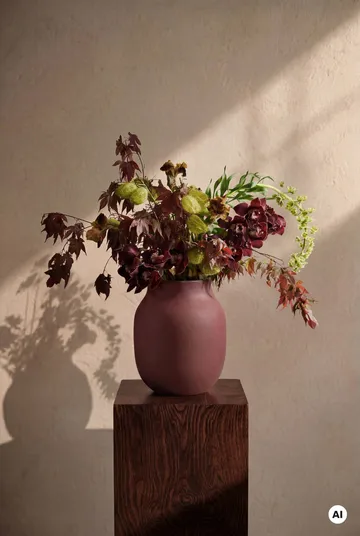 Studio Omaggio maljakko - Bordeaux, 20 cm - Kähler