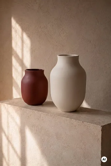 Studio Omaggio maljakko - Bordeaux, 20 cm - Kähler