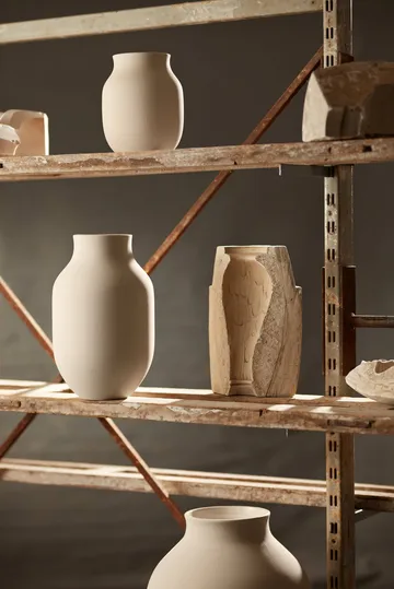 Studio Omaggio maljakko - Hiekka, 20 cm - Kähler