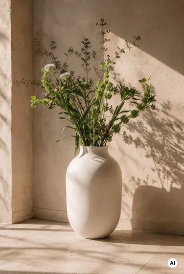 Studio Omaggio maljakko - Hiekka, 50 cm - Kähler