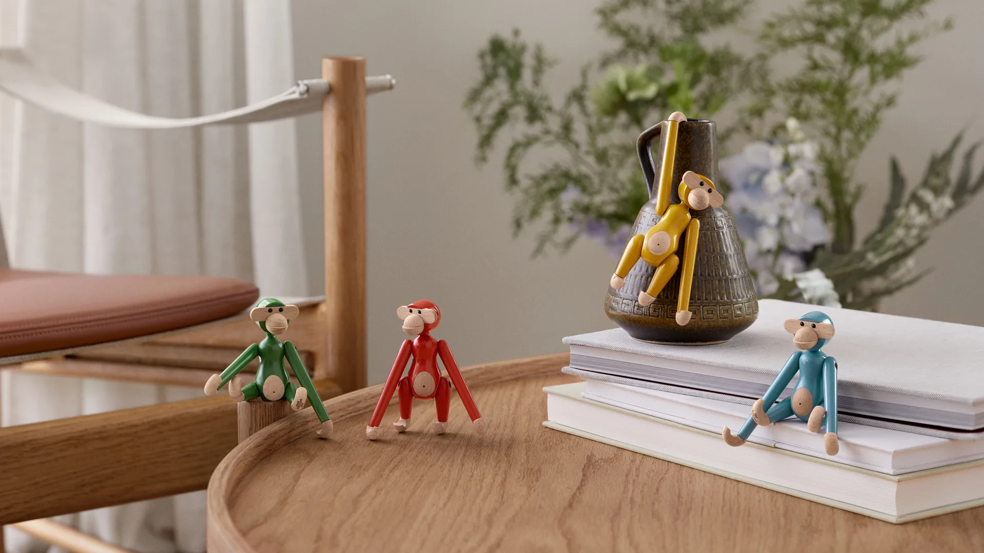 Kay Bojesen mini vintage apina, Punainen Kay Bojesen Denmark