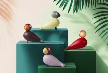 Kay Bojesen Year Bird 2025 Bella - Creme-harmaa - Kay Bojesen Denmark