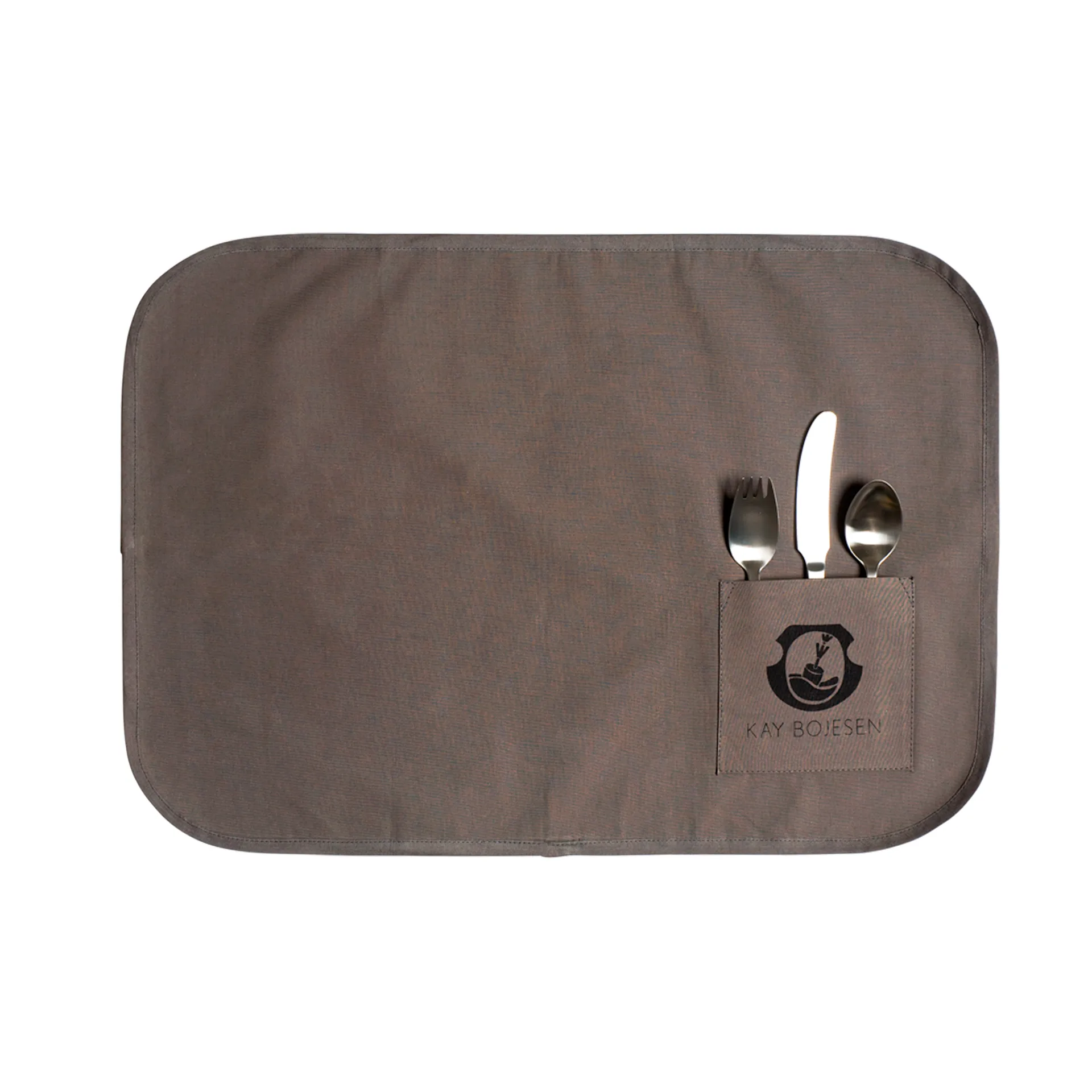 Grand Prix -lastenaterimet ja pöytätabletti 4 osaa, Matte steel Kay Bojesen