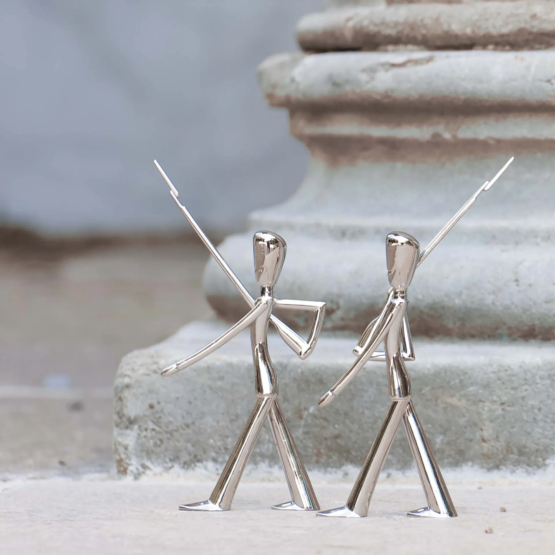 Royal Guard -hahmo 16 cm, Polished steel Kay Bojesen