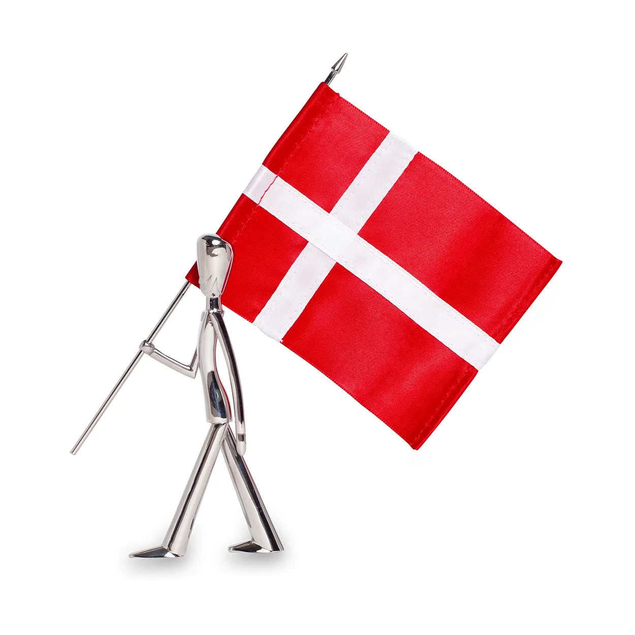 Kay Bojesen Royal Guard lippua kantava hahmo 18 cm Polished steel