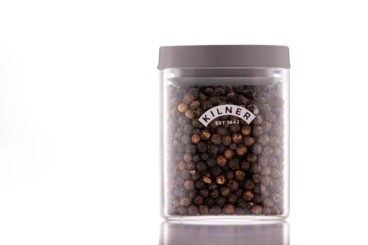 Kilner FRESH maustepurkki neliskulmainen - Kirkas harmaa, 160 ml - Kilner