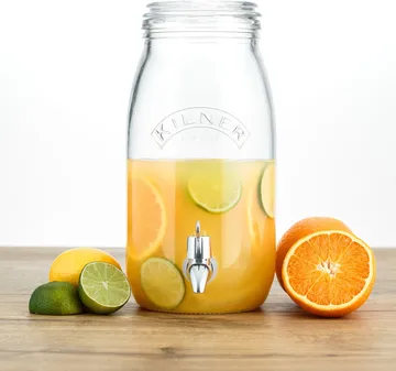 Kilner juoma-annostelija hanalla - Kirkas, 3 l - Kilner