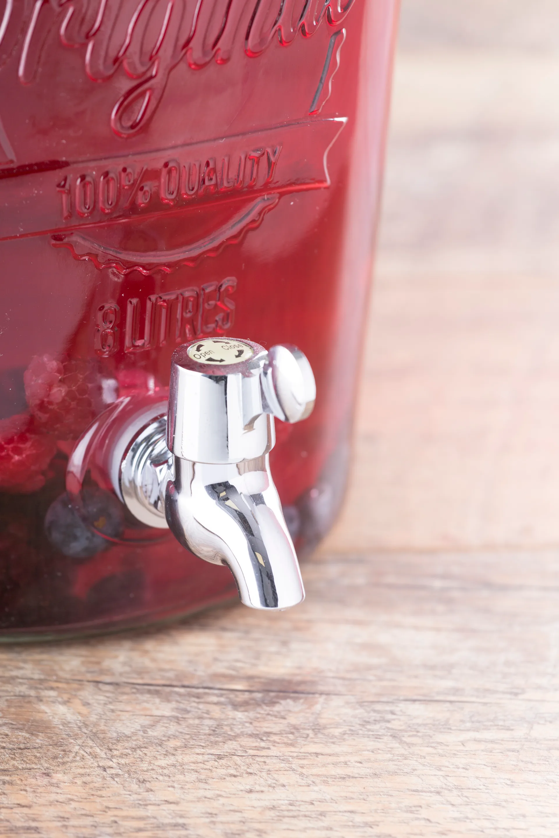 Kilner juoma-annostelija hanalla, Kirkas ruostumaton teräs, 8 l Kilner