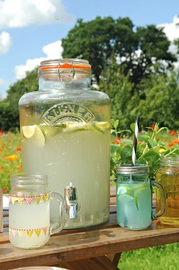 Kilner juoma-annostelija hanalla - Kirkas ruostumaton teräs, 8 l - Kilner