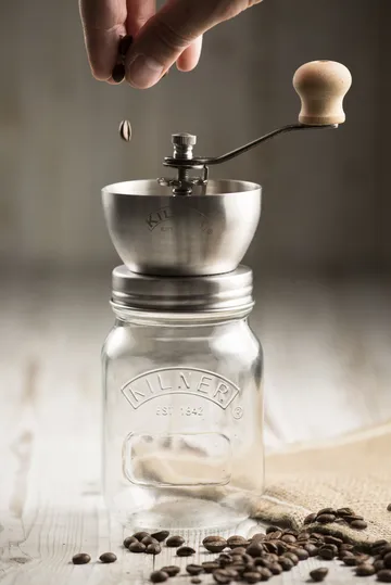 Kilner kahvimylly - Kirkas ruostumaton teräs, 0,5 l - Kilner