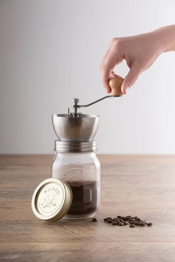 Kilner kahvimylly - Kirkas ruostumaton teräs, 0,5 l - Kilner