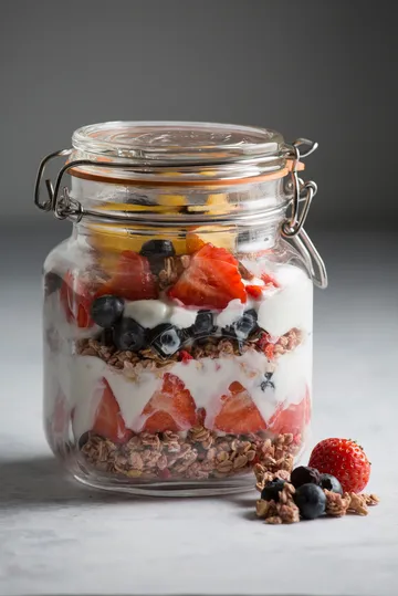 Kilner neliönmuotoinen säilykepurkki salpalla - Kirkas, 1 l - Kilner