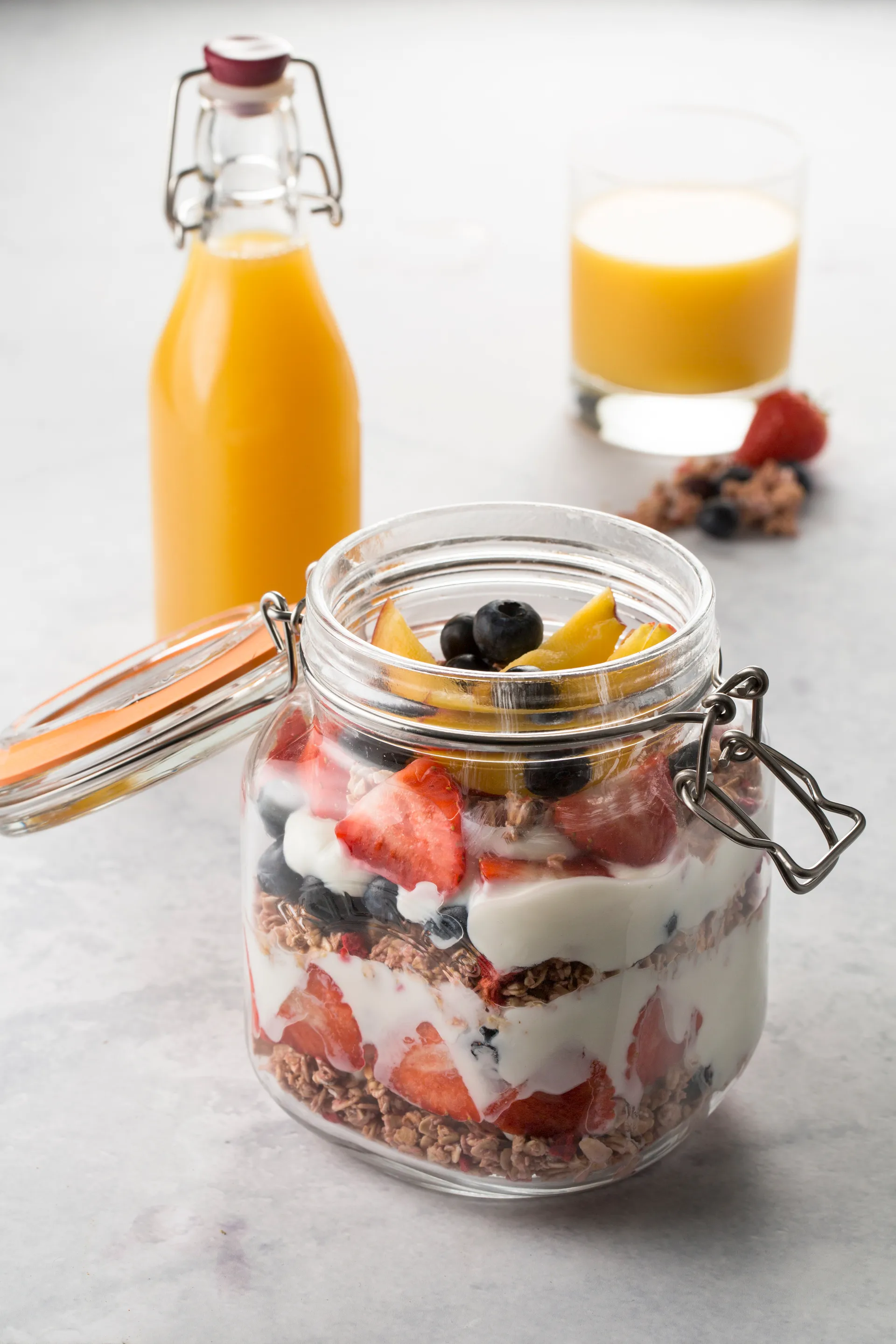 Kilner neliönmuotoinen säilykepurkki salpalla, Kirkas, 1 l Kilner