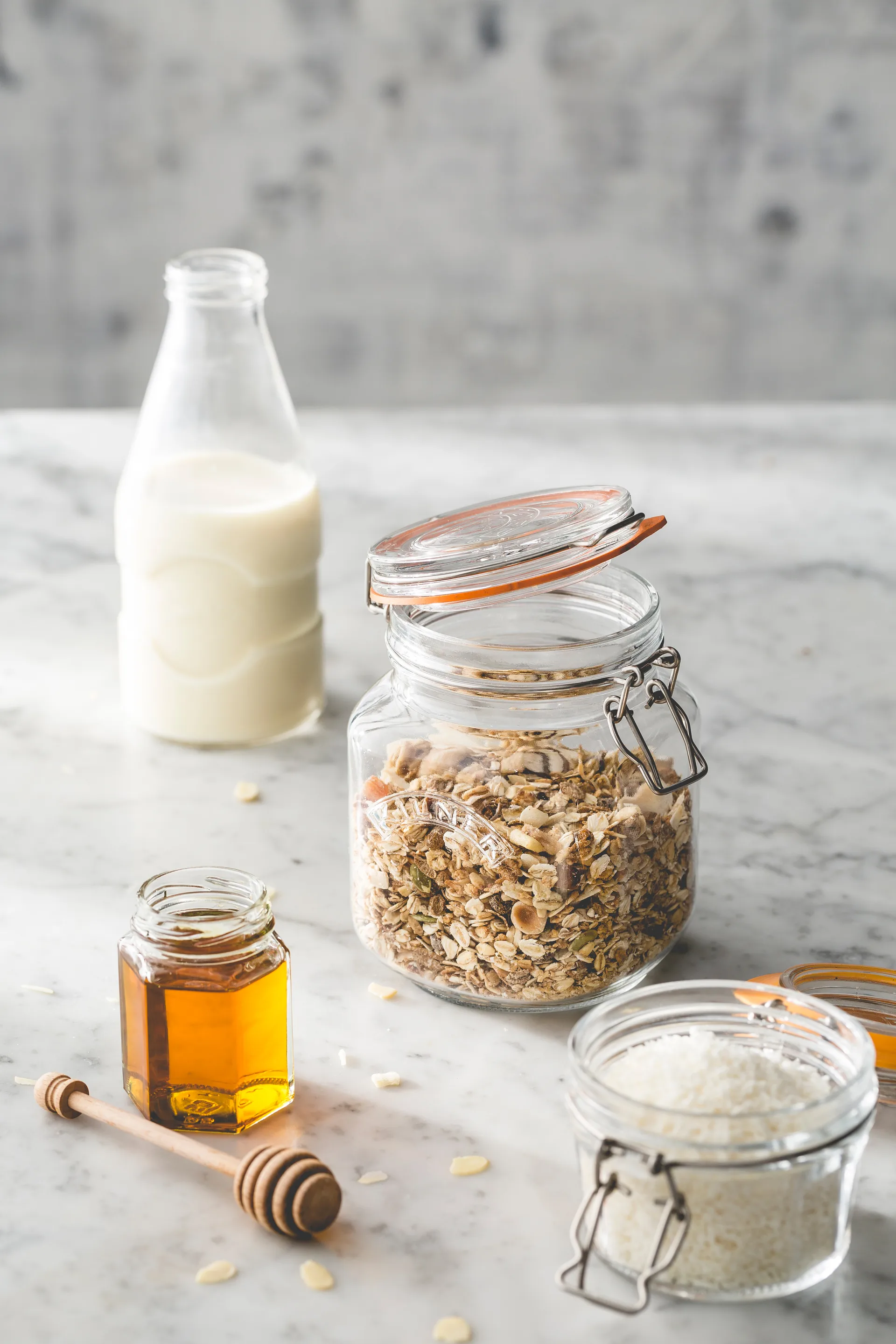 Kilner neliönmuotoinen säilykepurkki salpalla, Kirkas, 1 l Kilner