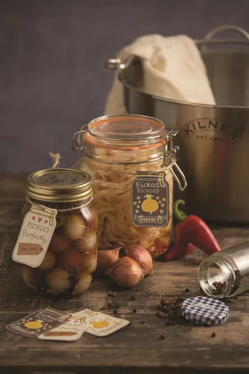 Kilner pyöreä purkki salpalla - Kirkas, 1 l - Kilner