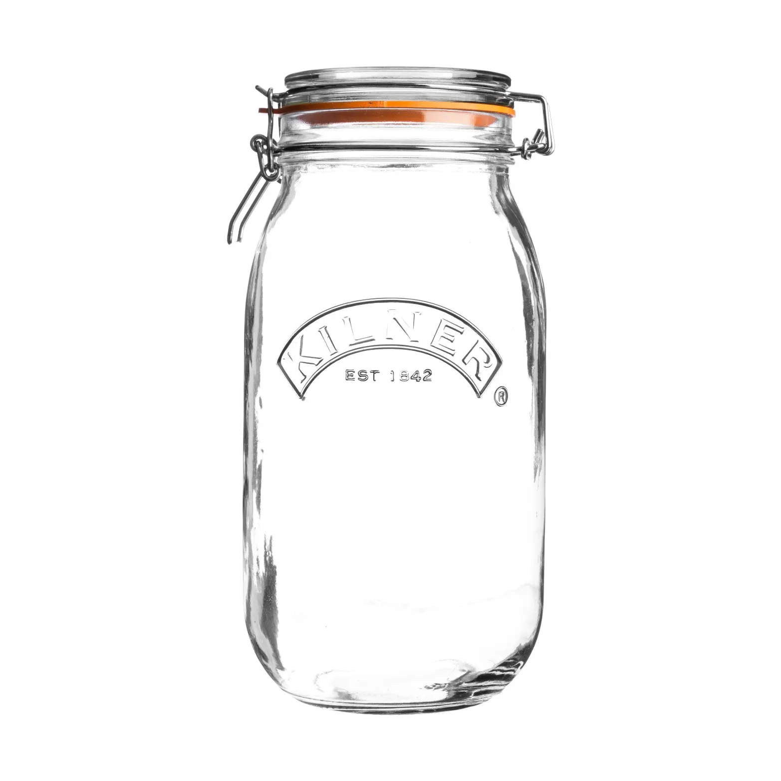 Kilner pyöreä purkki salpalla, Kirkas, 1,5 l Kilner