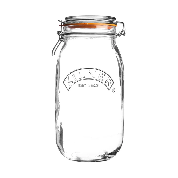 Kilner pyöreä purkki salpalla - Kirkas, 3 l - Kilner