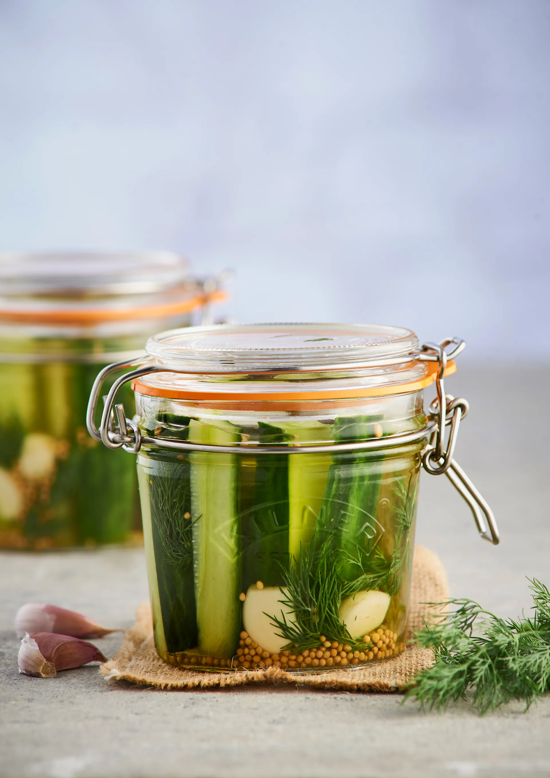 Kilner pyöreä purkki salpalla, Kirkas, 350 ml Kilner