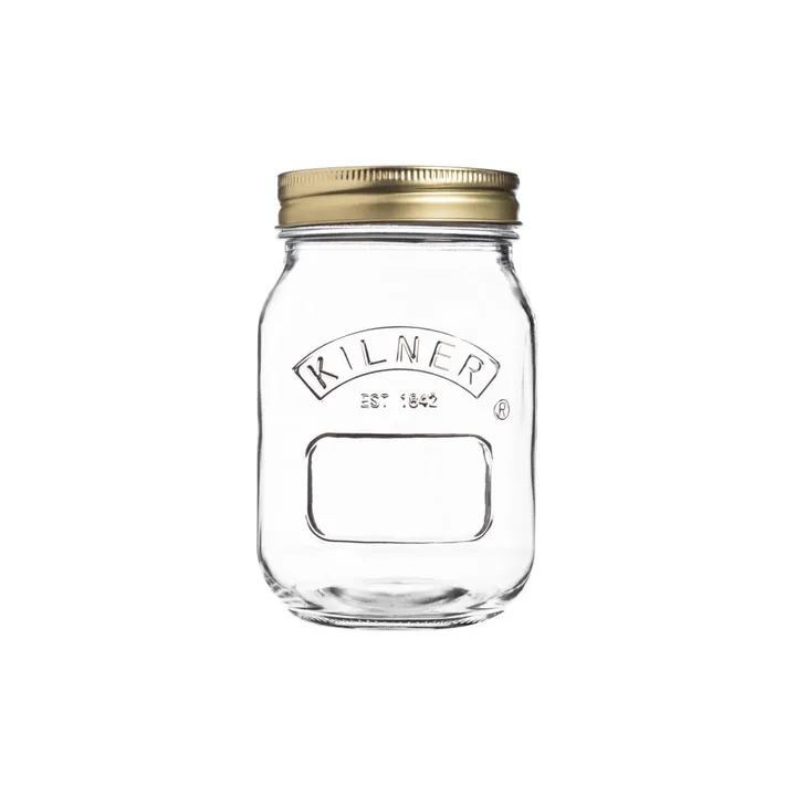 Kilner pyöreä säilöntäpurkki - Kirkas kulta, 0,5 l - Kilner