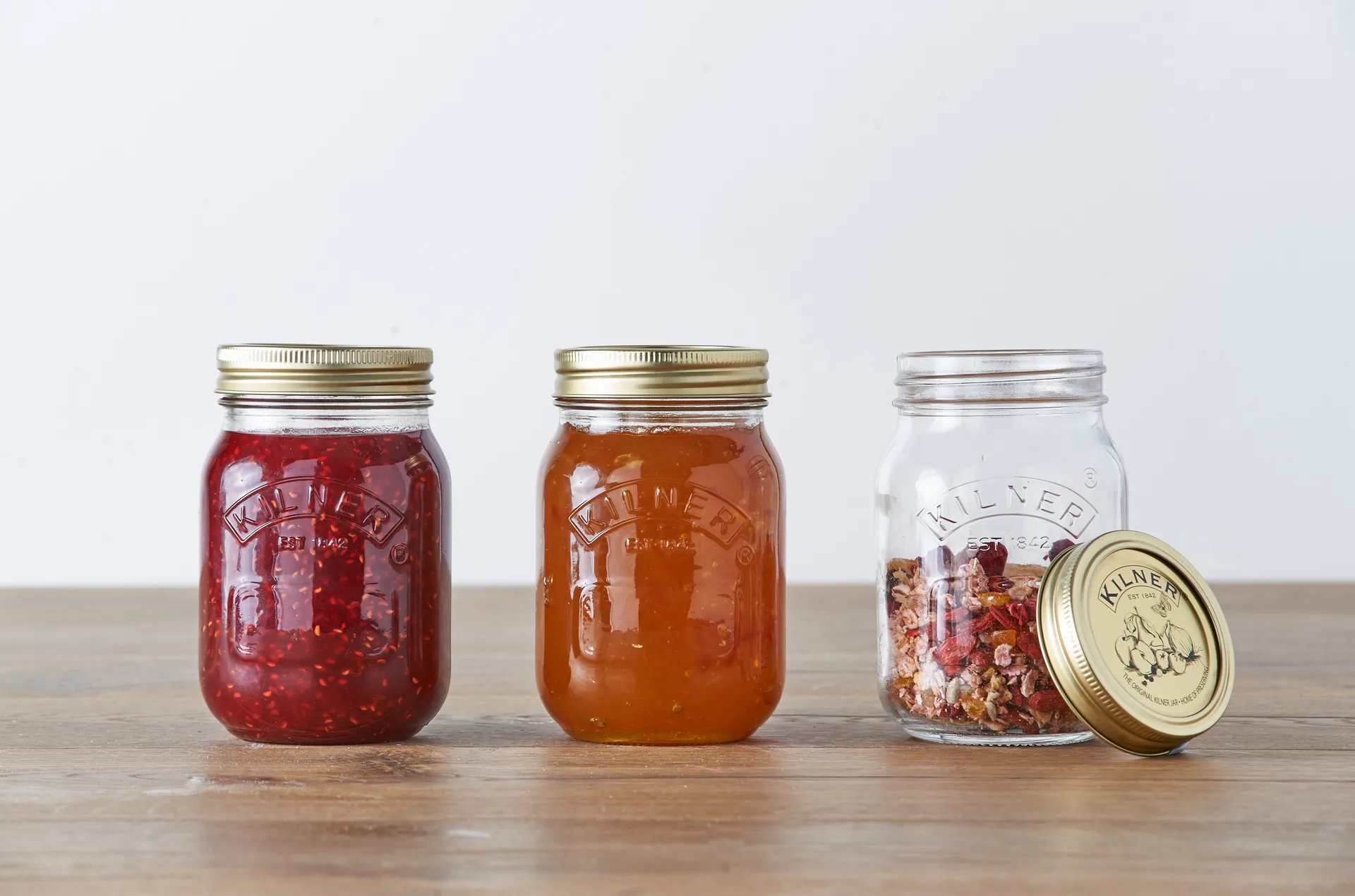 Kilner pyöreä säilöntäpurkki, Kirkas kulta, 0,5 l Kilner