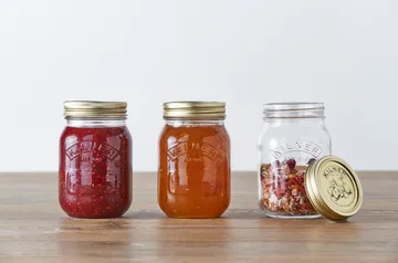 Kilner pyöreä säilöntäpurkki - Kirkas kulta, 0,5 l - Kilner