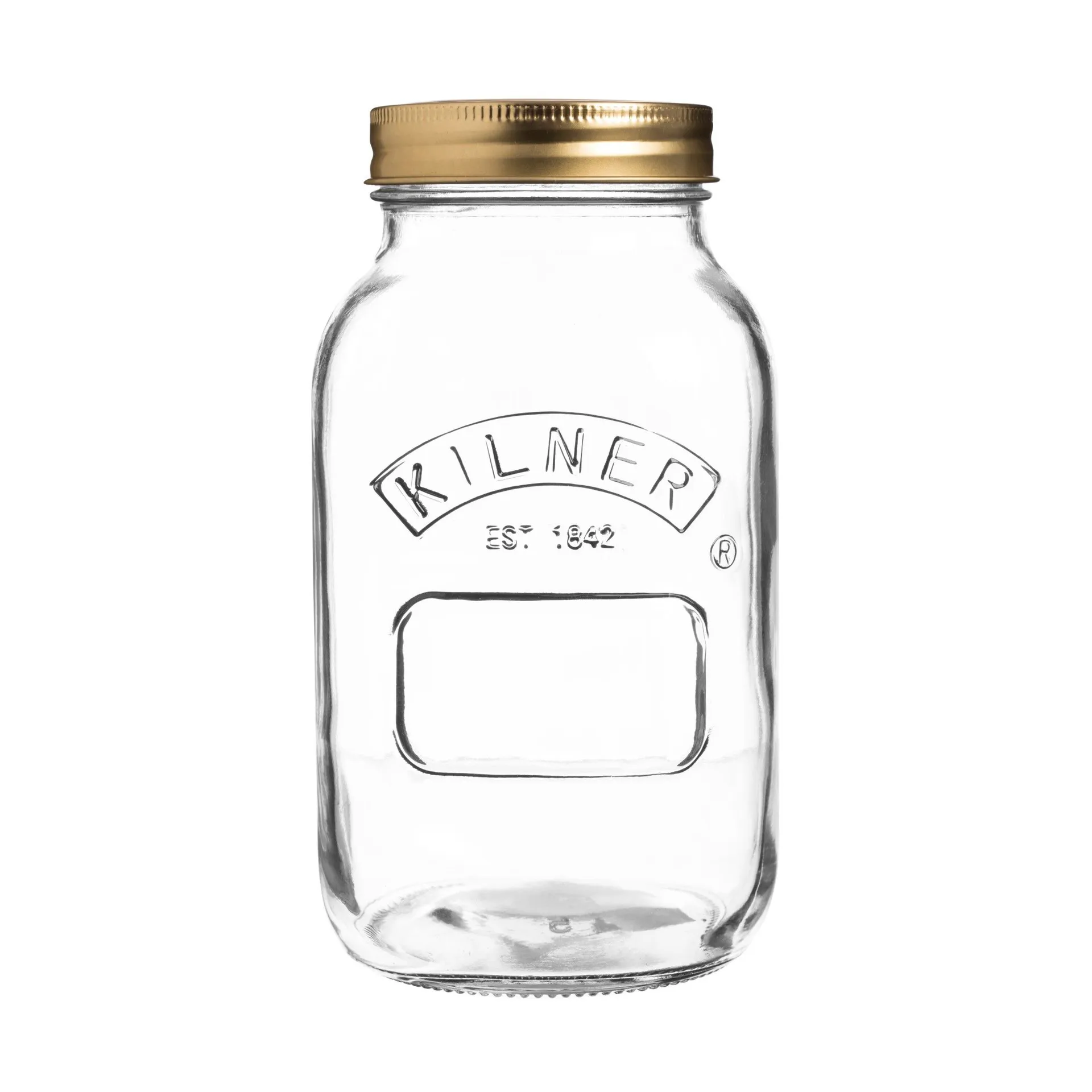 Kilner pyöreä säilöntäpurkki, Kirkas kulta, 1 l Kilner
