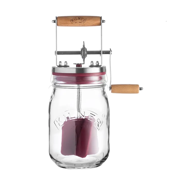 Kilner voikirnu - Kirkas punainen, 1 l - Kilner