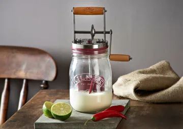 Kilner voikirnu - Kirkas punainen, 1 l - Kilner