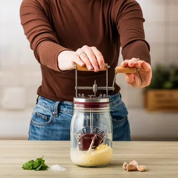 Kilner voikirnu - Kirkas punainen, 1 l - Kilner
