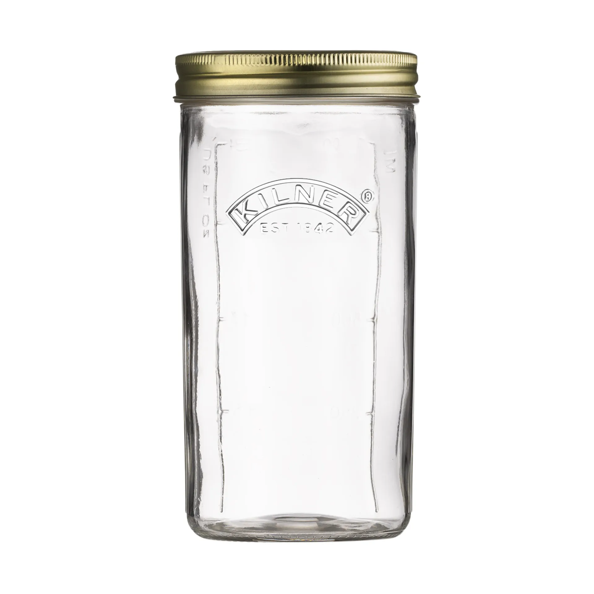 Kilner WIDE säilöntäpurkki, Kirkas kulta, 1 l Kilner