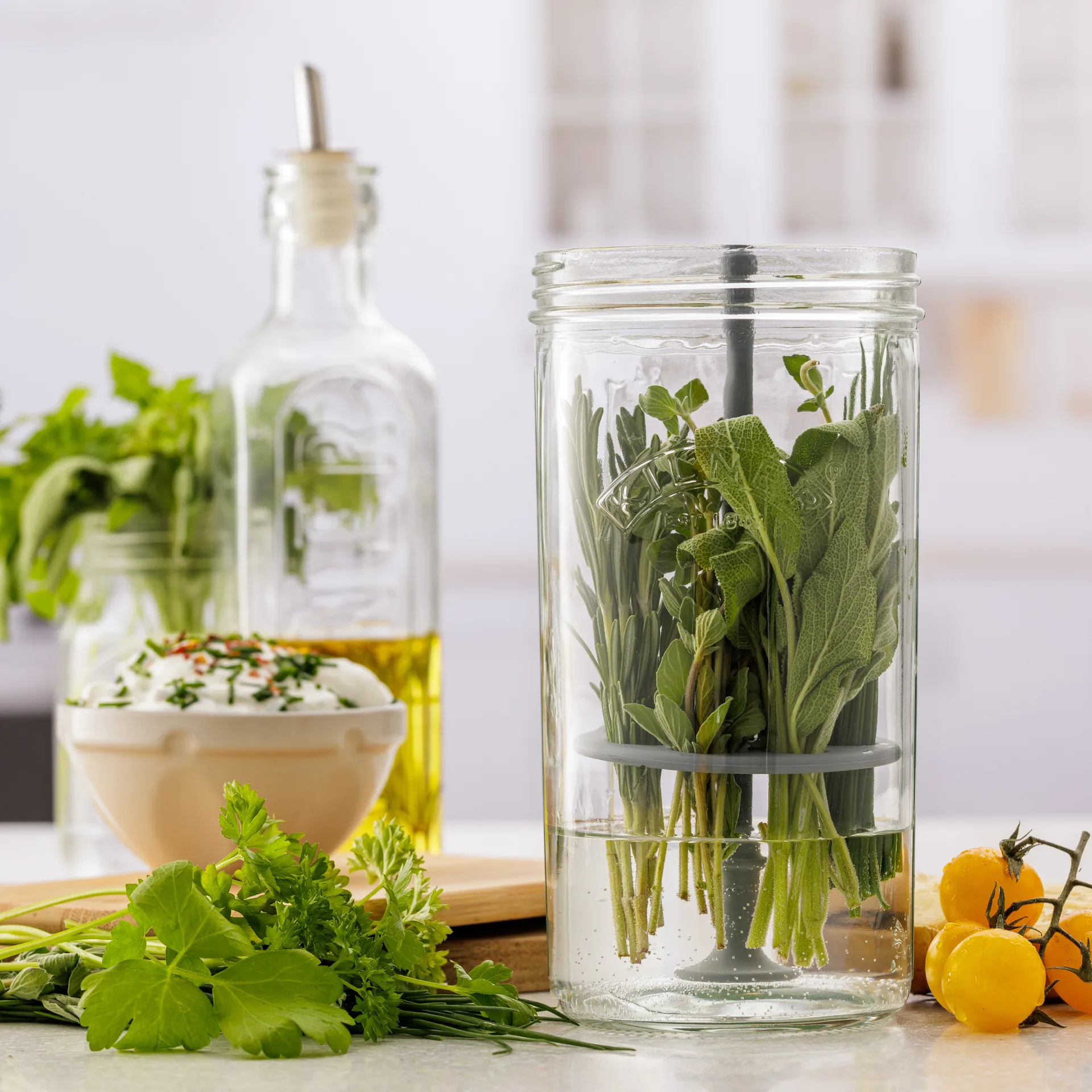 Kilner yrttisäilytys, kirkas Kilner