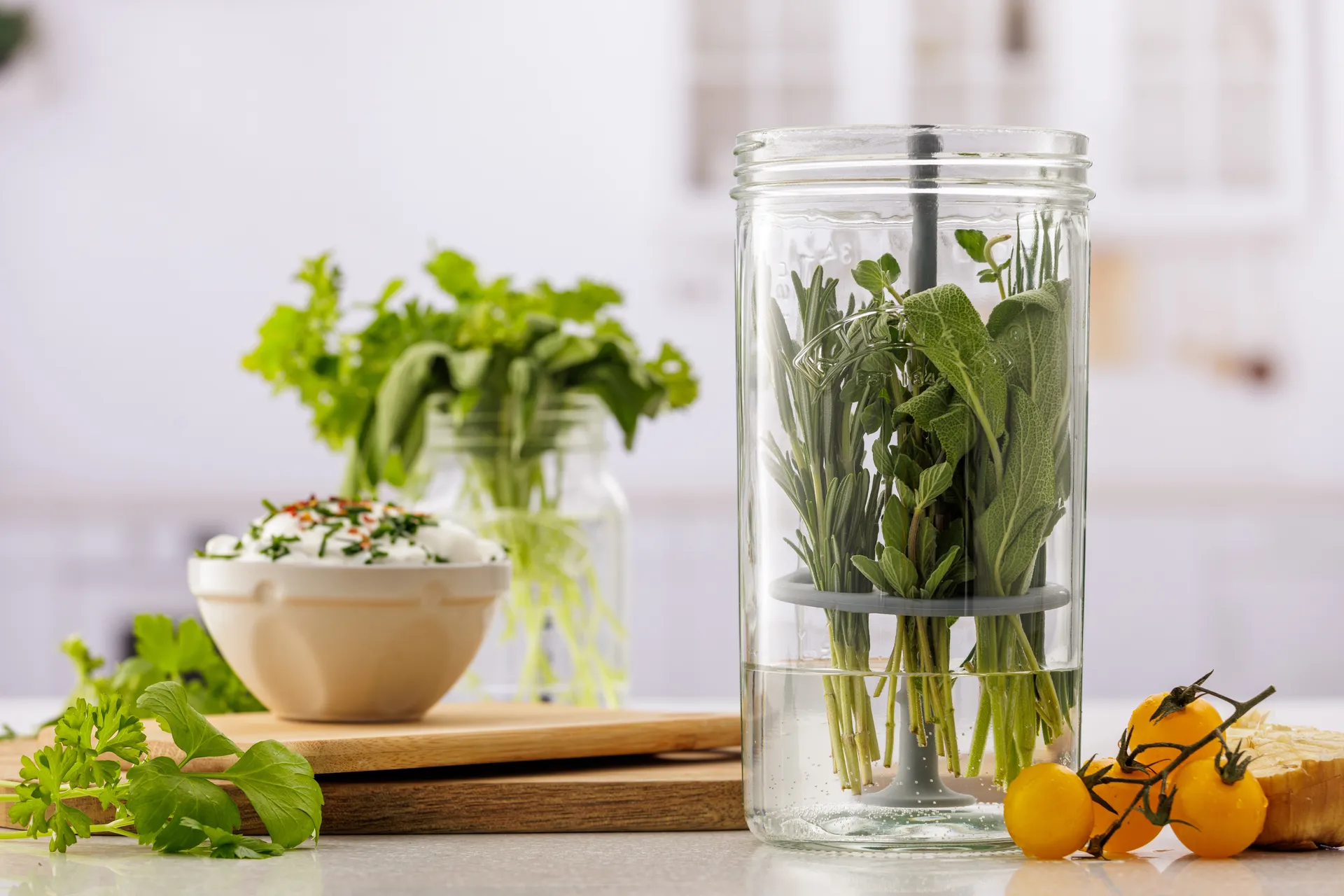 Kilner yrttisäilytys, kirkas Kilner