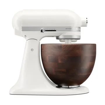 Artisan 5KSM156-keittiökone puukulholla 4,7 l - Porcelain white-walnut - KitchenAid