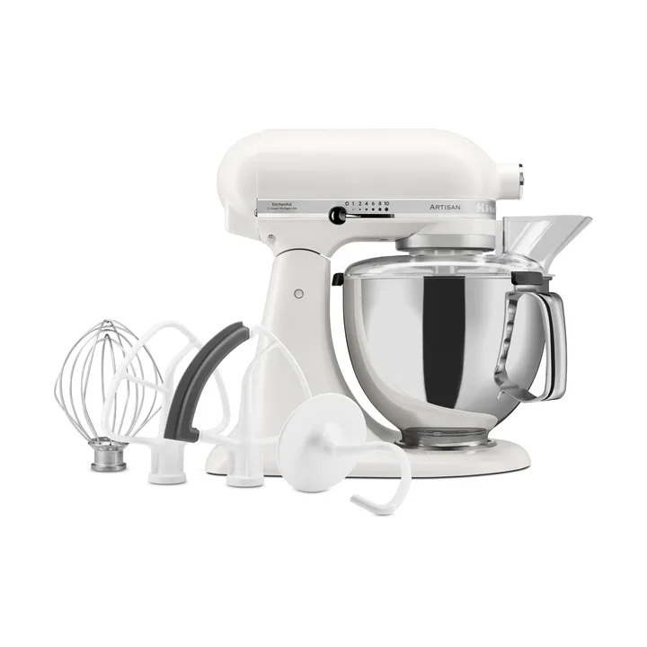 Artisan 5KSM175 keittiökone lisävarusteilla 4,8 L - Posliininvalkoinen - KitchenAid