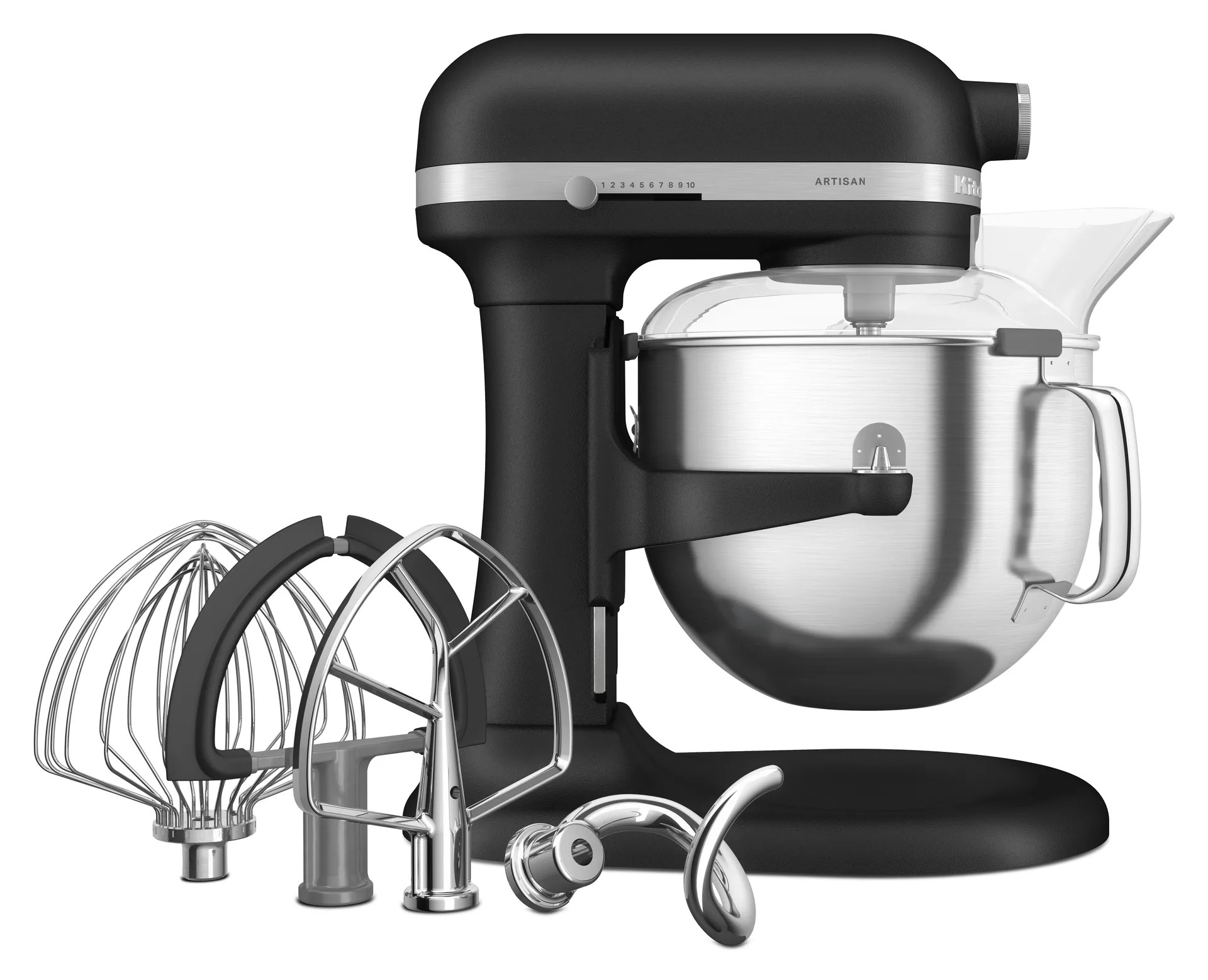 Artisan 5KSM70 keittiökone nostovarrella, 6,6 L, Cast iron black KitchenAid